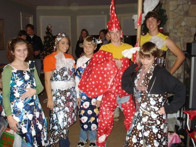 Group Christmas Party Ideas
 more Christmas game ideas incl wrapping paper fashion