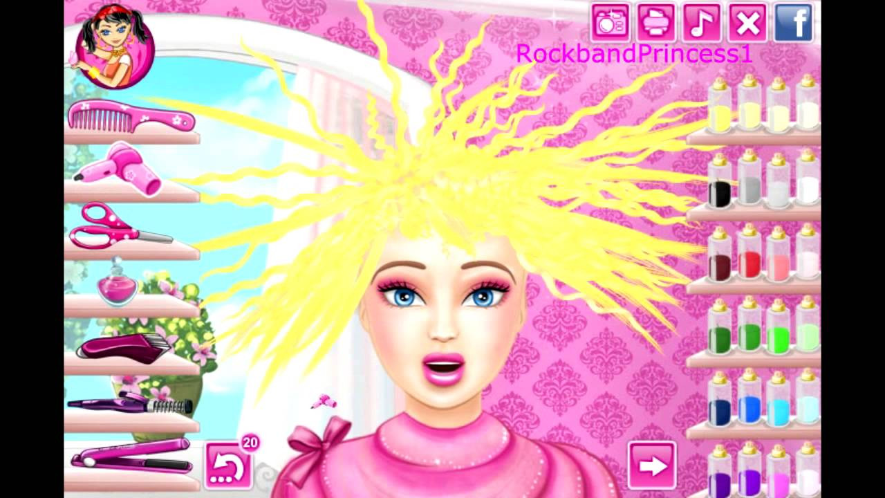 Hairstyles Game For Girls
 Barbie Hair Cutting Game Barbie Makeover Game