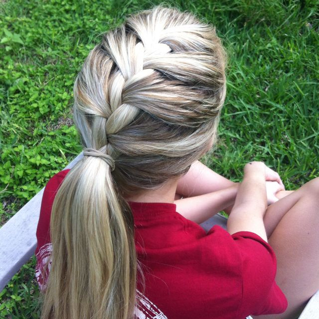 Hairstyles Game For Girls
 Braided pony Good for my girls during soccer games