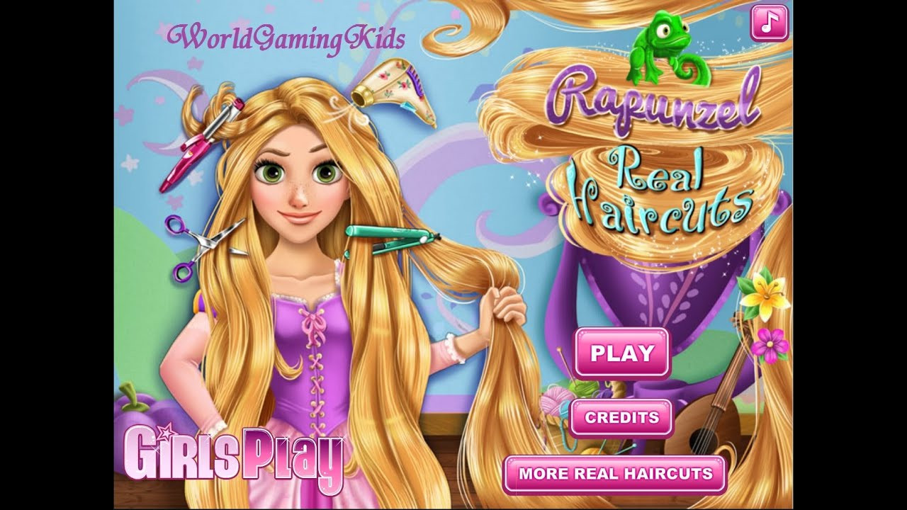 Hairstyles Game For Girls
 Princess Rapunzel Real Haircuts Games for Kids Girl