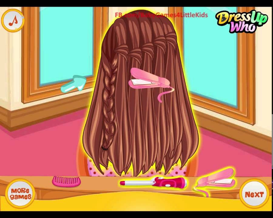 Hairstyles Game For Girls
 Barbie Hairstyles game for girls School Braided