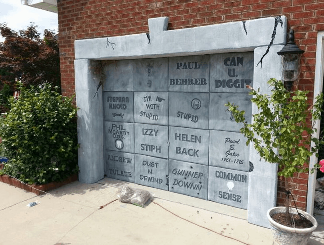 Halloween Garage Door Covers
 Would Your Homeowner s Association Let You Get Away With