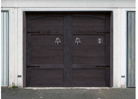 Halloween Garage Door Covers
 3D EFFECT GARAGE DOOR BILLBOARD COVER DRAKULA HOME