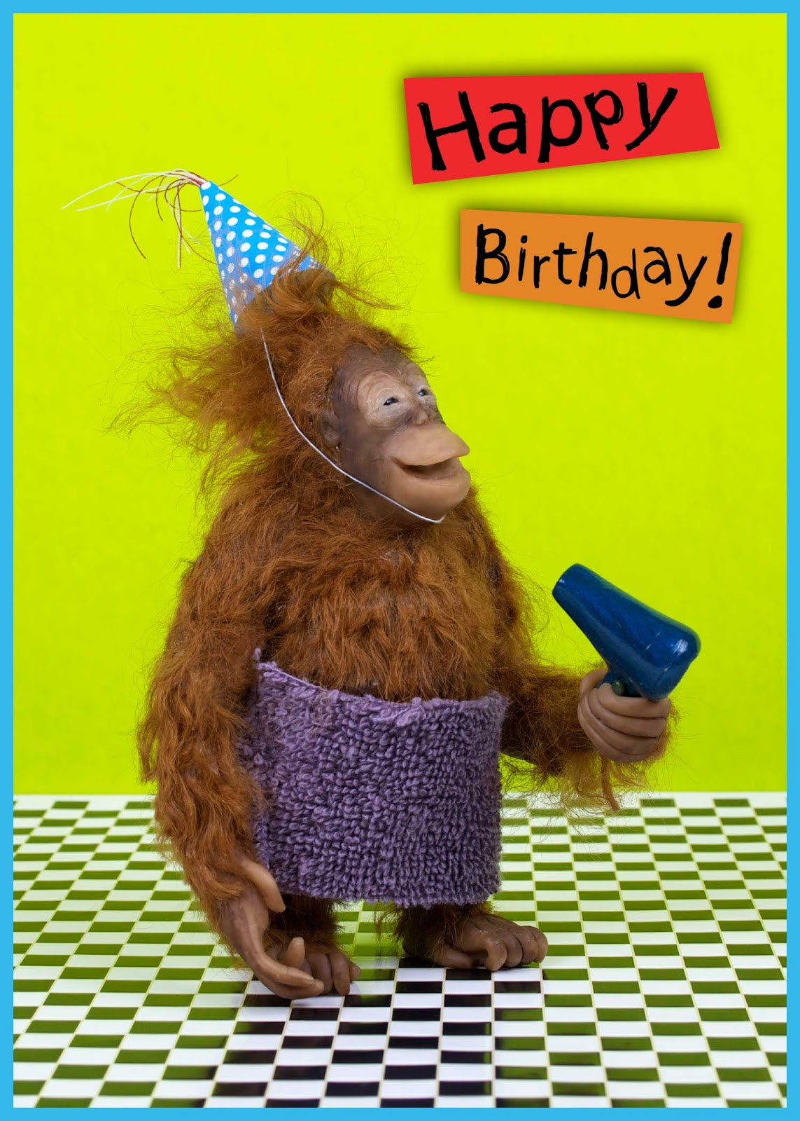 Happy Birthday Card Funny
 Caroline Gray Work in Progress Kids’ Birthday Cards