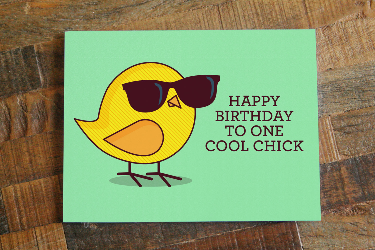 Happy Birthday Card Funny
 Funny Birthday Card For Her "Happy Birthday to e Cool