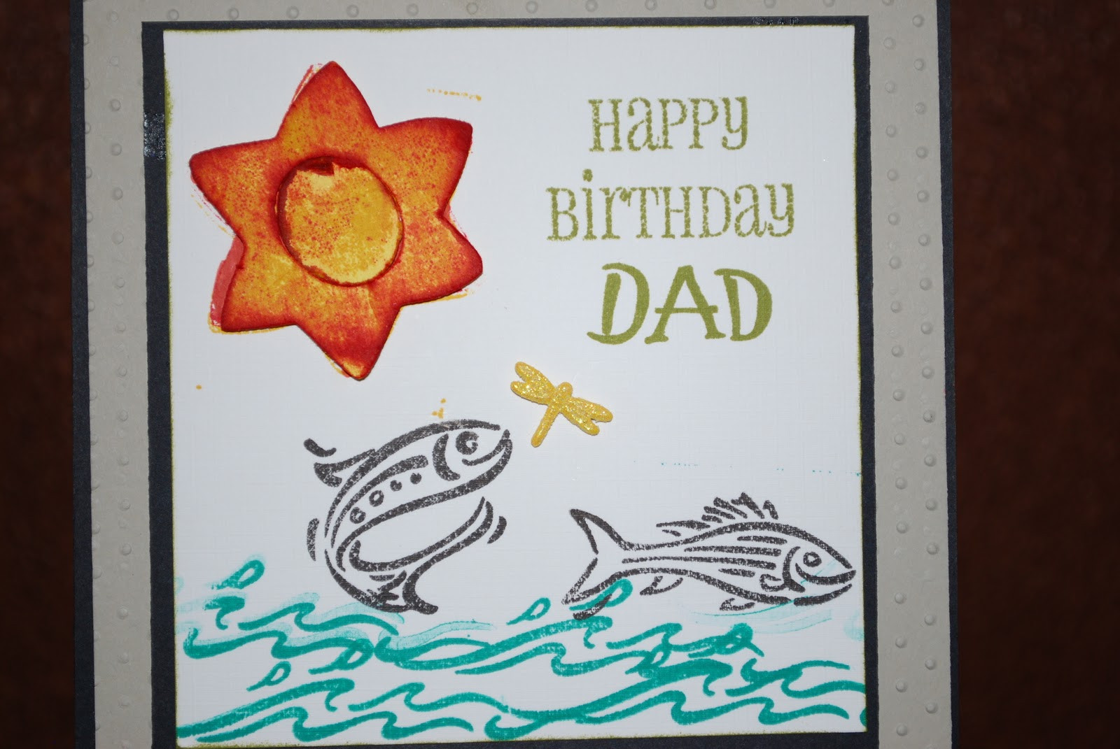Happy Birthday Cards For Dad
 Roma s Creations Happy Birthday Card for my Dad