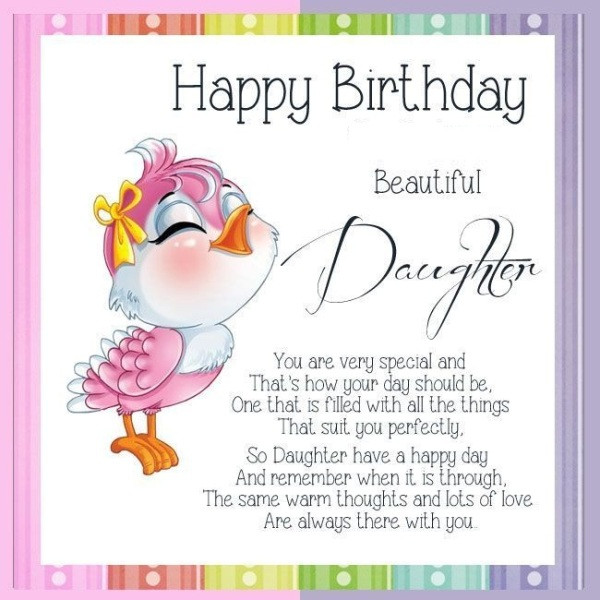 Happy Birthday To My Beautiful Daughter Quotes
 45 Birthday Wishes For Loving Daughter
