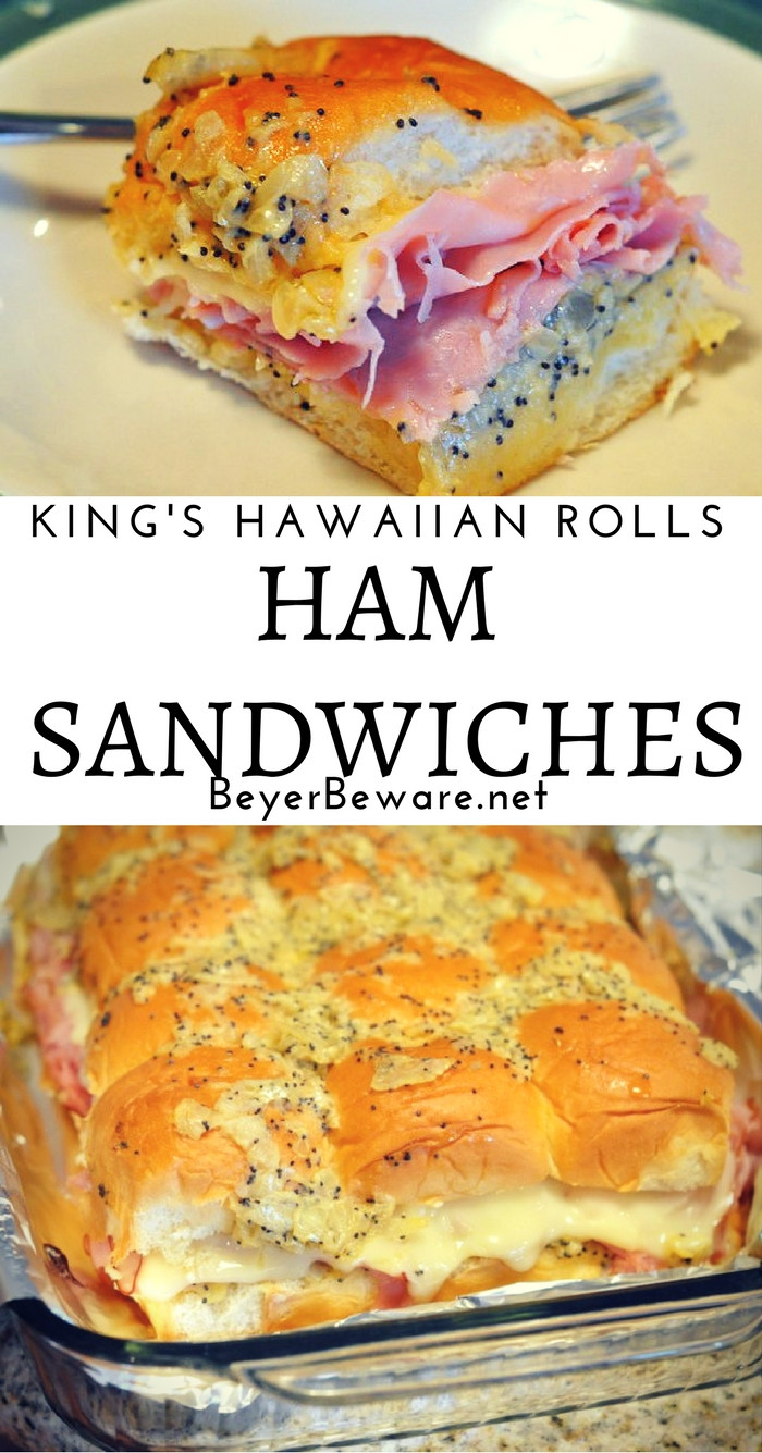 Hawaiian Roll Ham Sandwiches
 King s Hawaiian Roll Ham Sandwiches