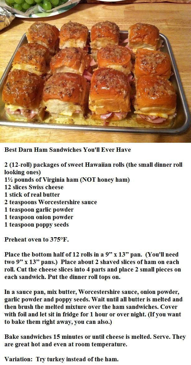 Hawaiian Roll Ham Sandwiches
 How to Make Tasty Sliders 4 Ways