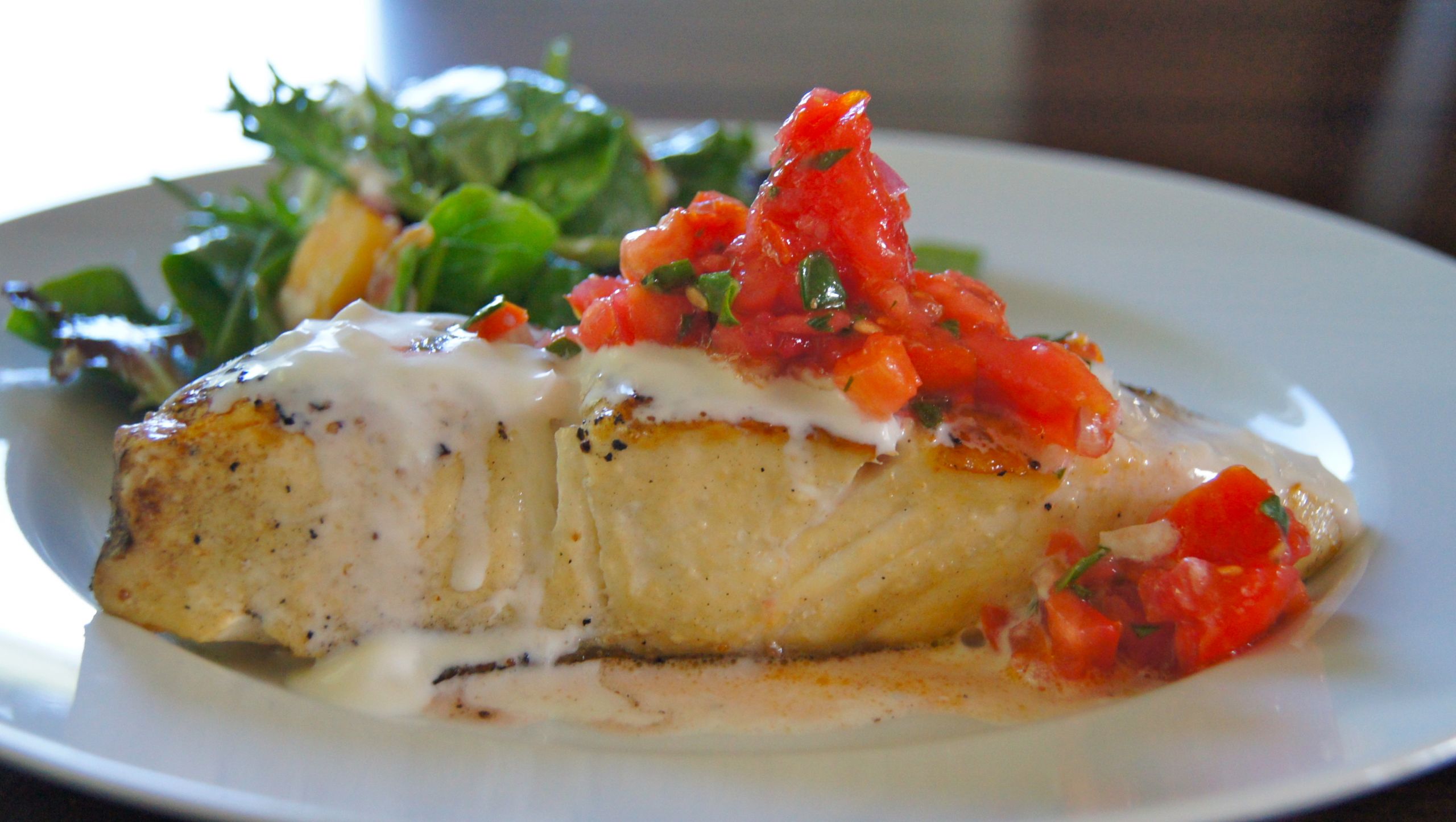 Healthy Sauces For Fish
 Healthy Dinner Fish Recipe Halibut in Creamy Wine Sauce