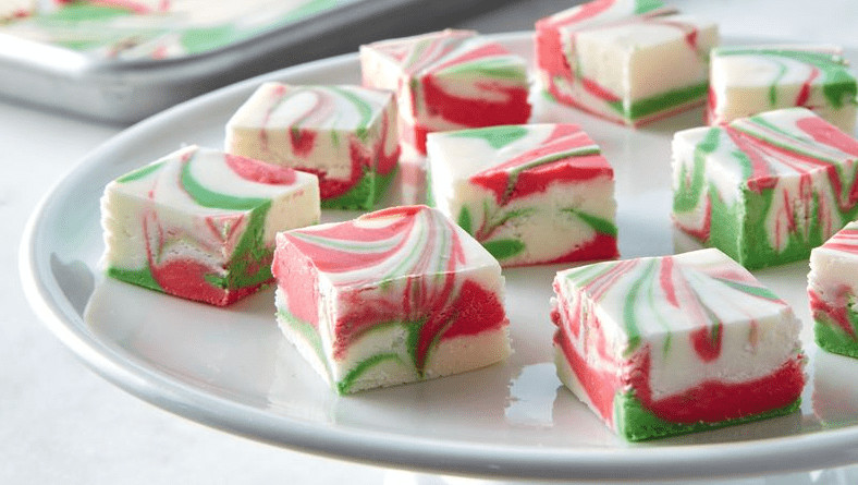 Holiday Fudge Recipes Christmas
 Christmas Swirl Fudge Is Festive For The Holidays Simplemost