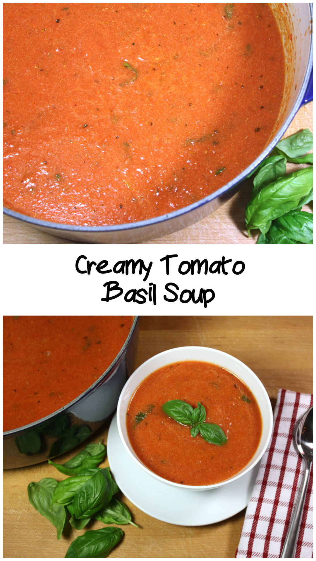 Homemade Creamy Tomato Soup
 Creamy Tomato Basil Soup Don t Sweat The Recipe