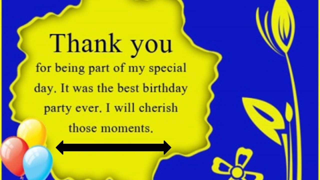 How To Say Thank You For Birthday Wishes
 Birthday Thank You Messages Quotes Saying Thank You for