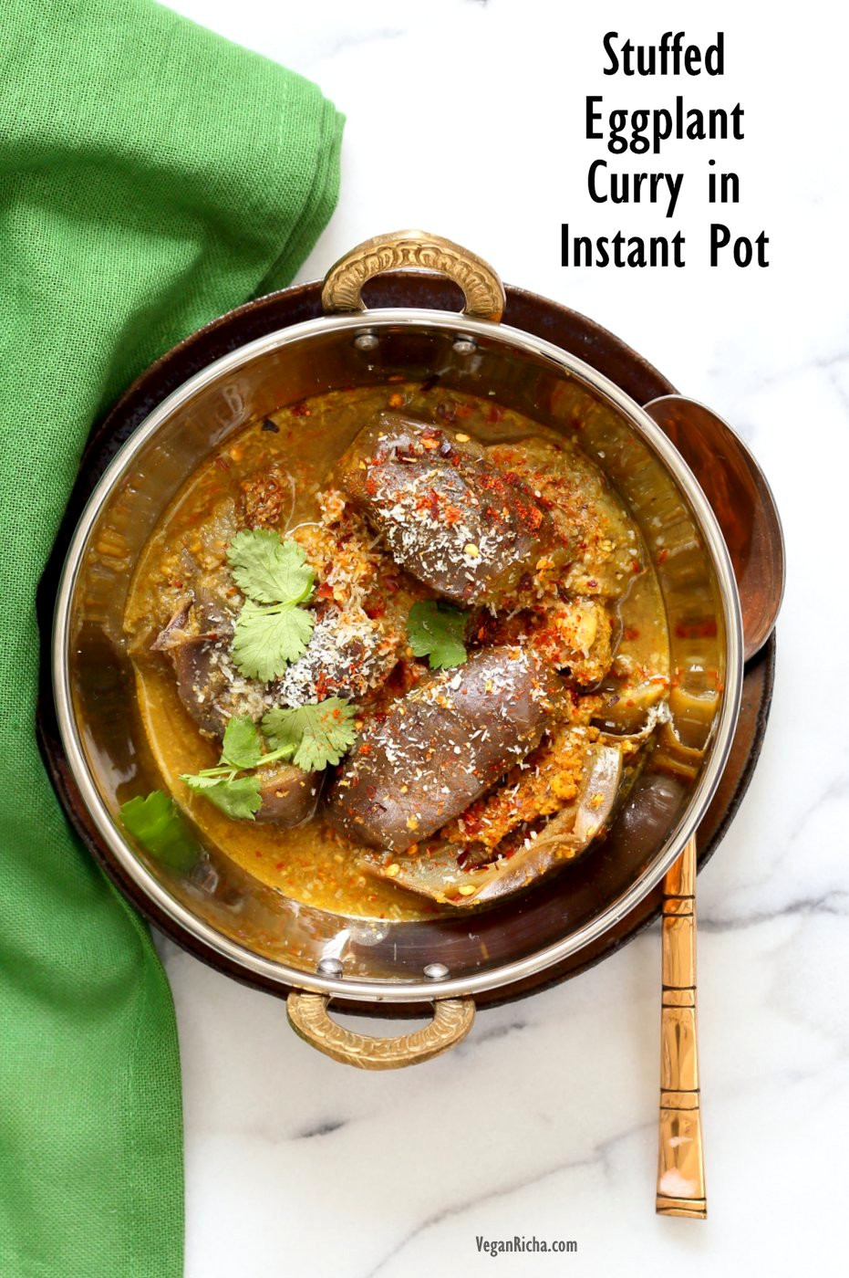 Indian Baby Eggplant Recipes
 Instant Pot Masala Eggplant Curry Vegan Richa