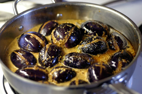 Indian Baby Eggplant Recipes
 Bharvaan Baingan Indian Spice Stuffed Baby Eggplant