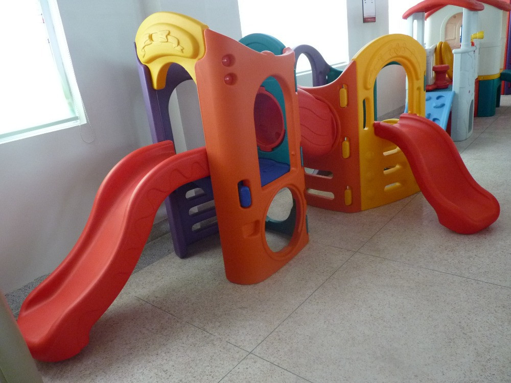 Indoor Slide For Kids
 Children indoor play house plastic playground slide kids