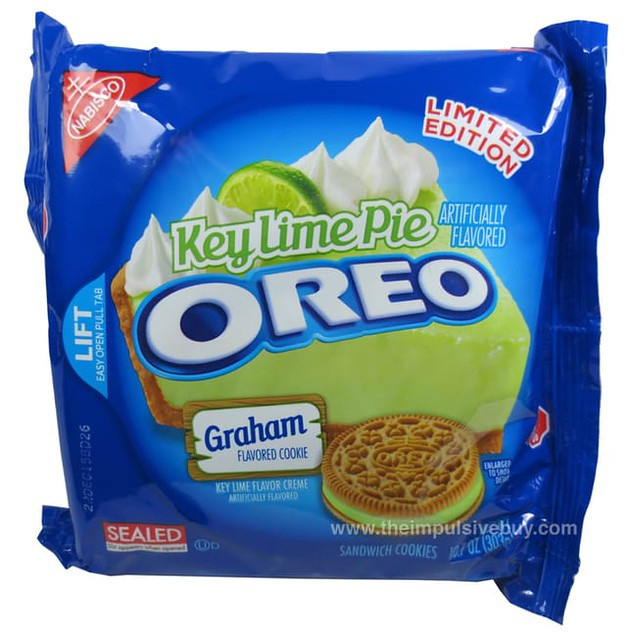 Key Lime Pie Oreos
 REVIEW Nabisco Limited Edition Key Lime Pie Oreo Cookies