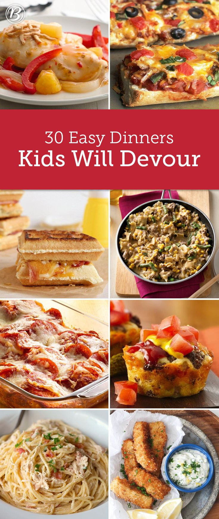 Kid Friendly Dinner Recipes
 Kids’ Most Requested Dinners Family Dinners