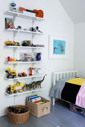 Kids Bedroom Shelves
 I don t think any offspring of mine could keep their