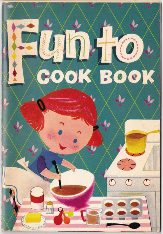 Kids Cookbook Recipes
 Fun to Cook Book 1967 vintage kids cookbook booklet