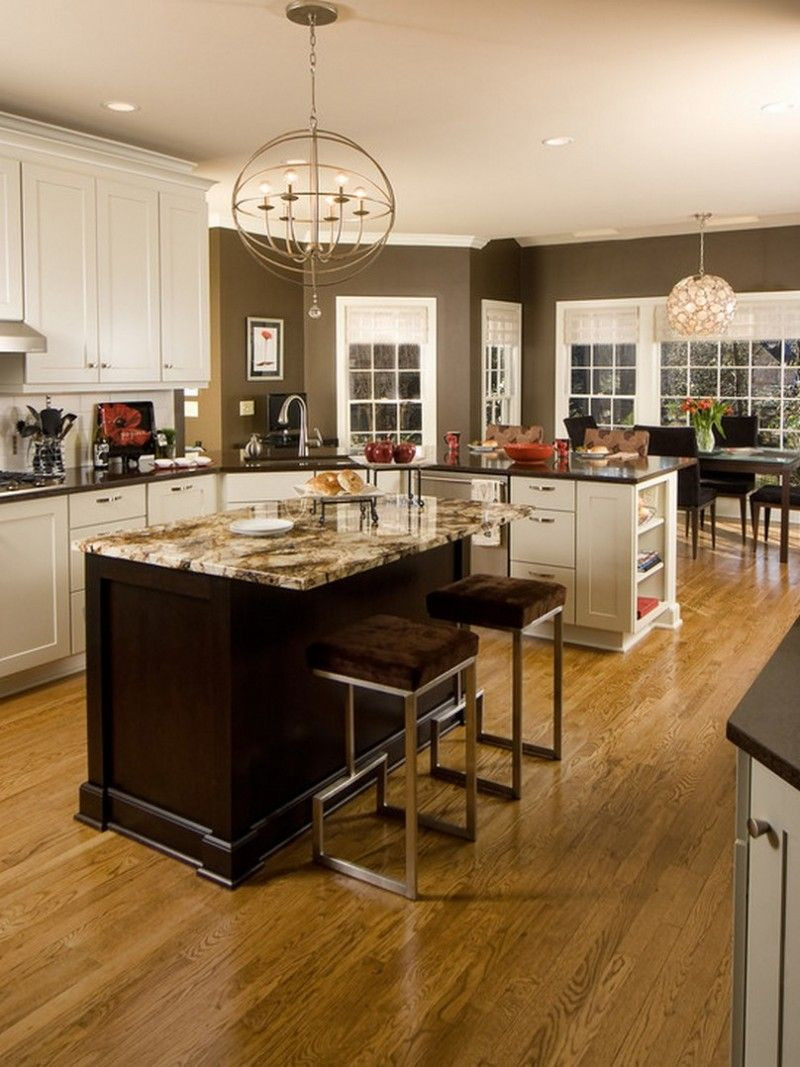 Kitchen Cabinet Walls
 Kitchen White Cabinets For Kitchen With Chocolate Brown