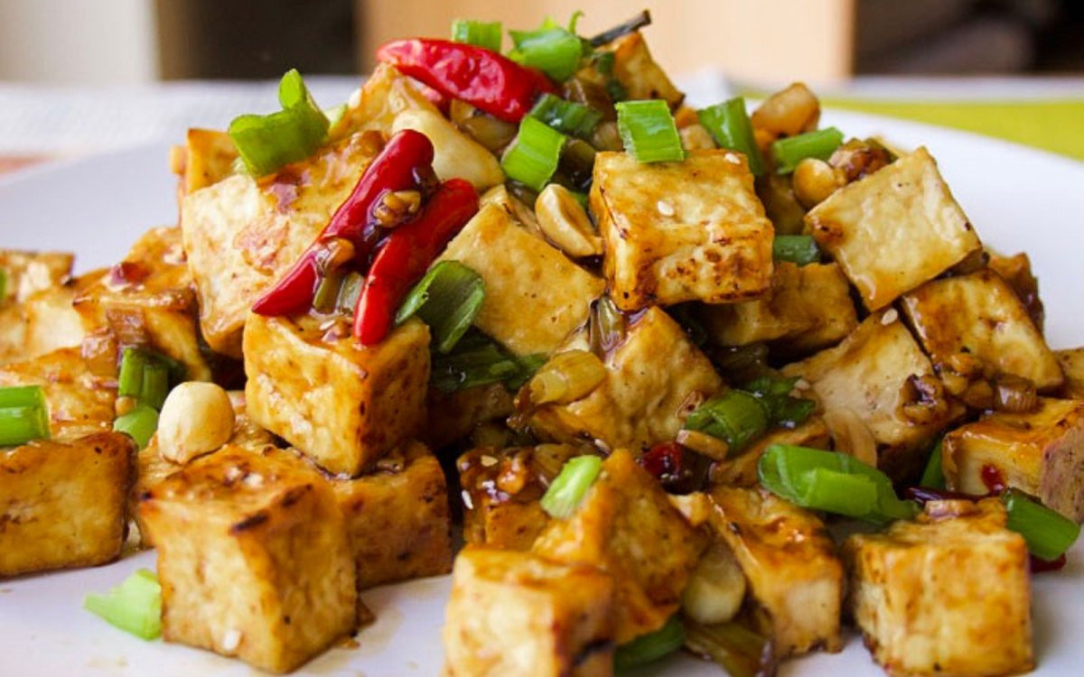 Kung Pao Tofu Recipes
 Oil Free Kung Pao Tofu [Vegan Gluten Free] e Green Planet