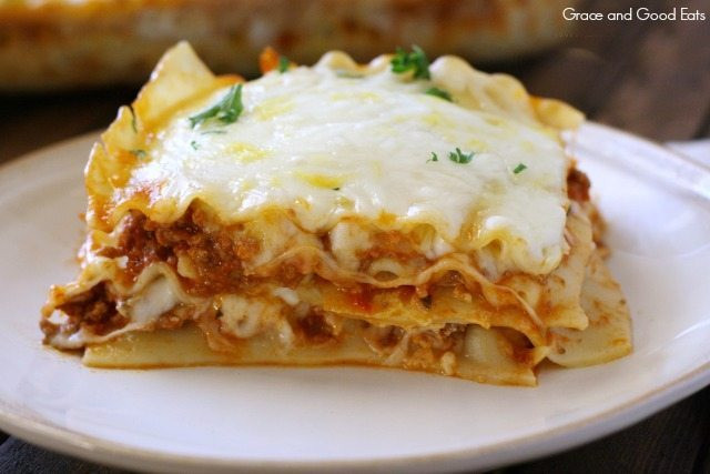 Lasagna Without Cheese
 Creamy Lasagna Without Ricotta Cheese Grace and Good Eats