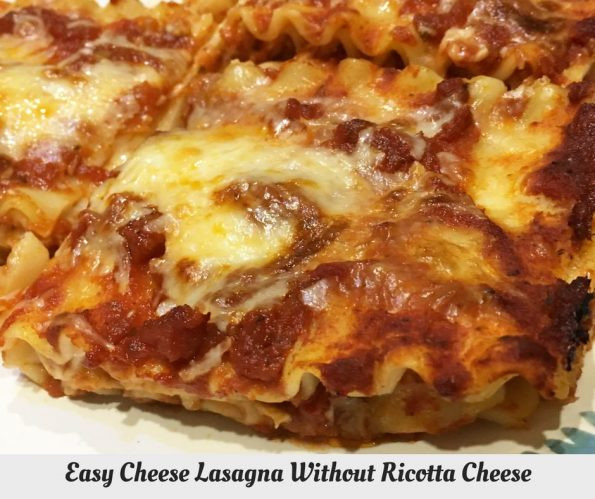 Lasagna Without Cheese
 Easy Lasagna Recipe Without Ricotta Cheese Cottage Cheese