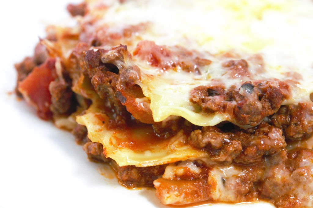 Lasagna Without Cheese
 Lasagna Glitter and Graze