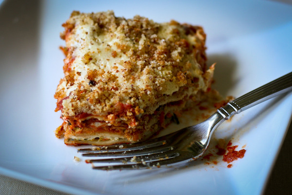 Lasagna Without Cheese
 Veggie lasagna without cheese Dairy free