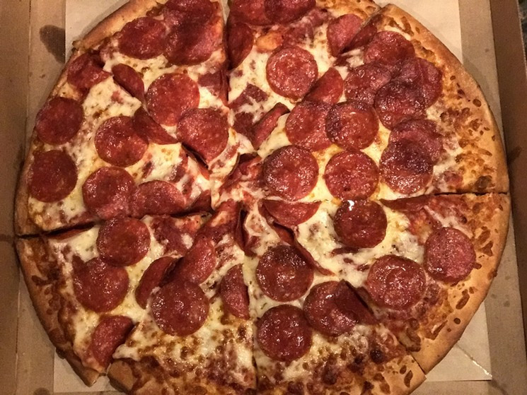 Little Caesars Pepperoni Pizza
 Get a New ExtraMostBestest Mega Pepperoni and Cheese Pizza