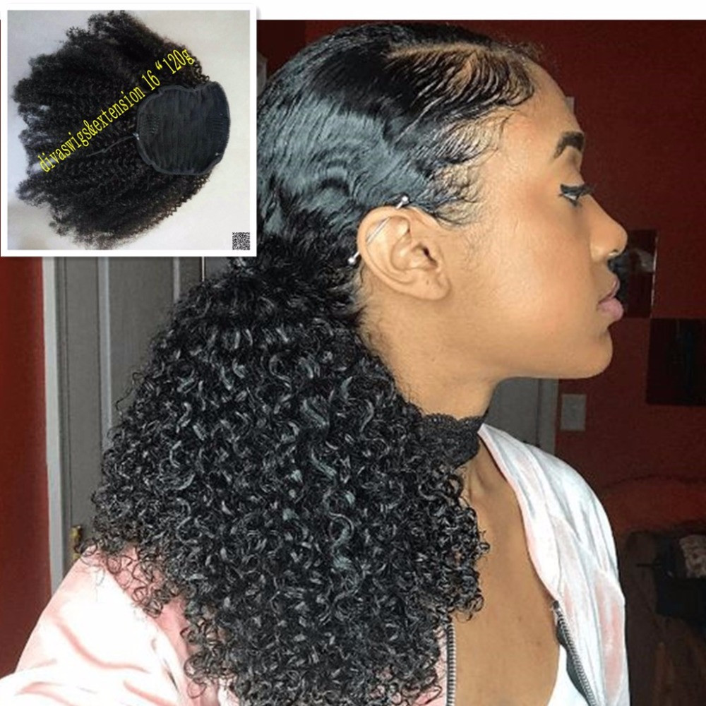 Long Weave Ponytail Hairstyles
 Afro Kinky Curly Weave Ponytail Hairstyles Clip ins