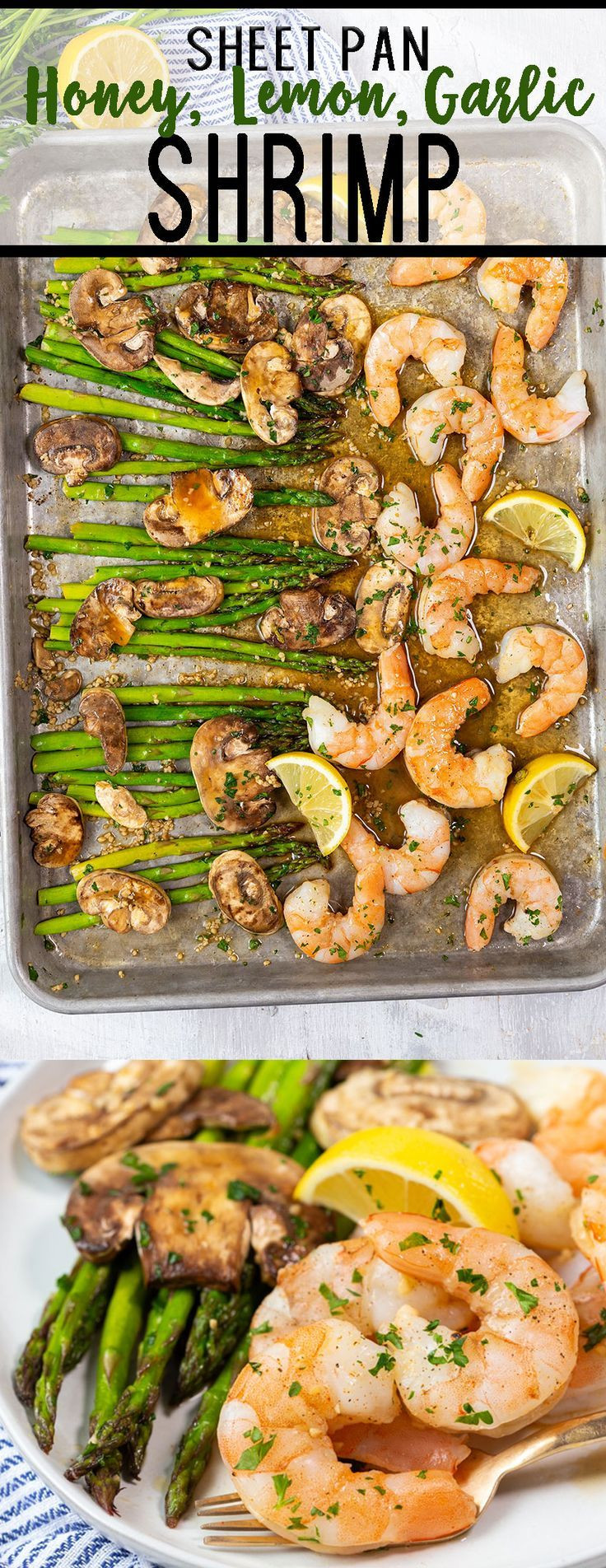 Low Calorie Seafood Recipes
 e Pan Honey Lemon Garlic Shrimp and Asparagus