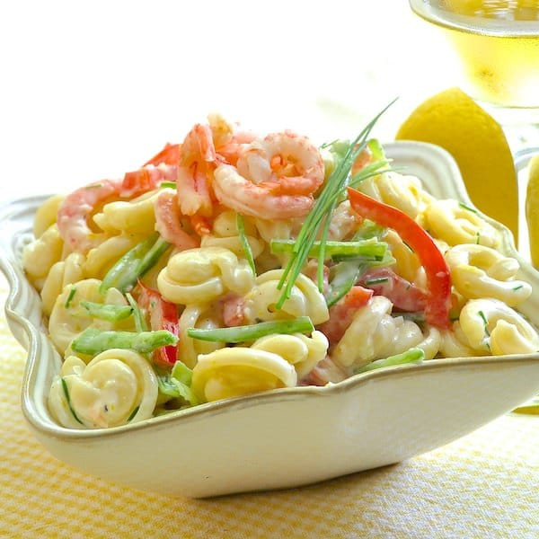 Low Calorie Seafood Recipes
 Lemon Shrimp Pasta Salad with a creamy low fat yogurt