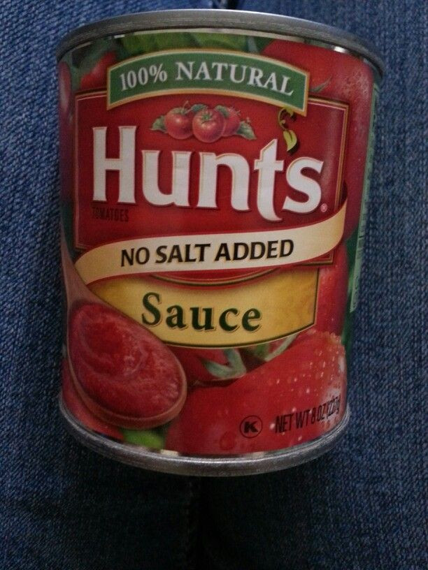 Low Calorie Spaghetti Sauce
 Low Sodium Spaghetti Sauce Take a can of this no salt