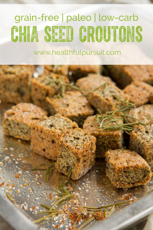 Low Carb Croutons
 Make Grain free Keto Croutons with Chia Seed
