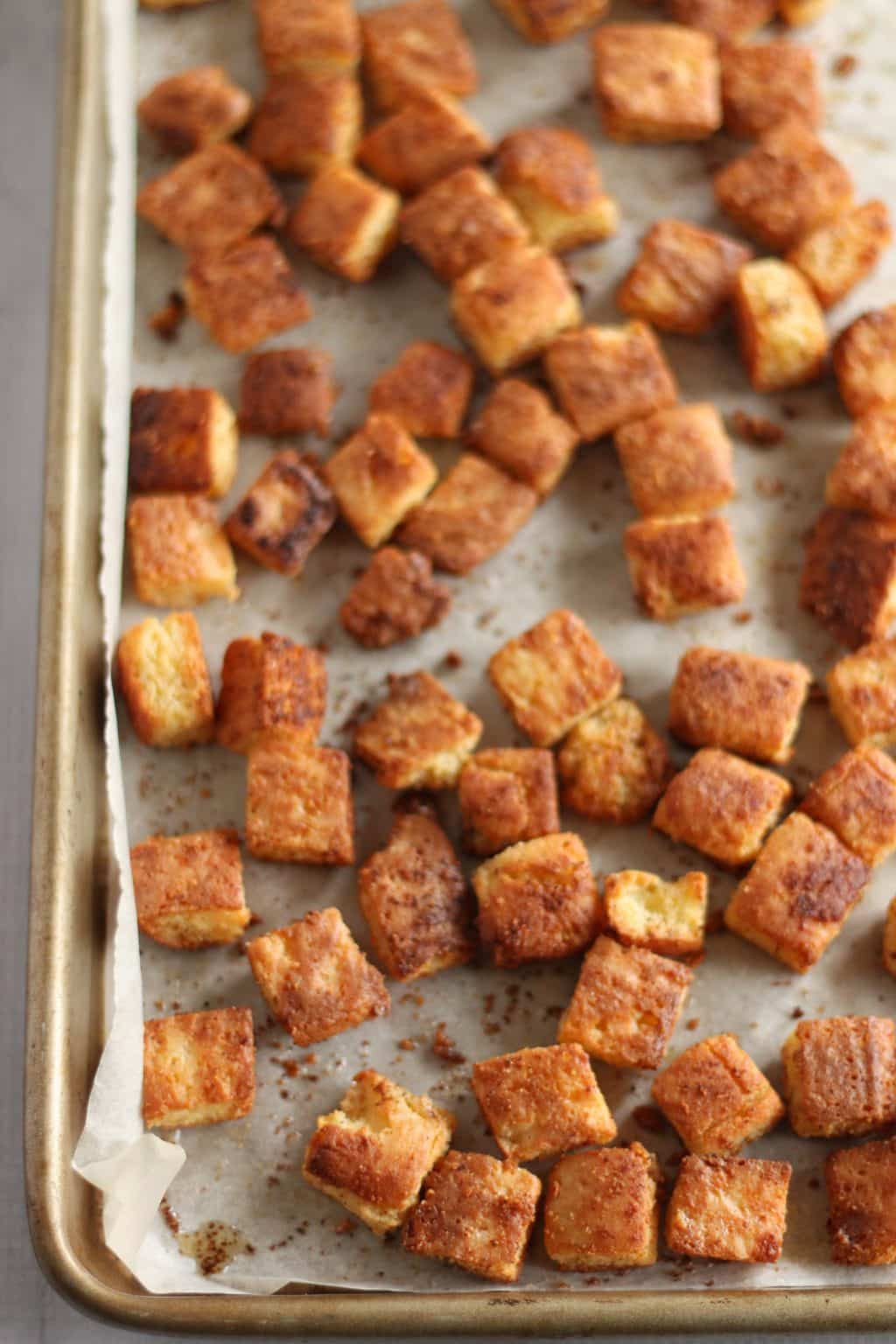 Low Carb Croutons
 Keto Garlic Butter Croutons