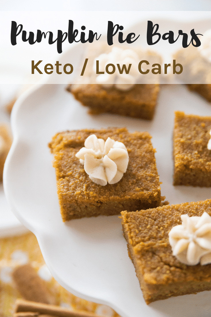Low Carb Pumpkin Recipes
 Keto Pumpkin Pie Bars Mouthwatering & Delicious