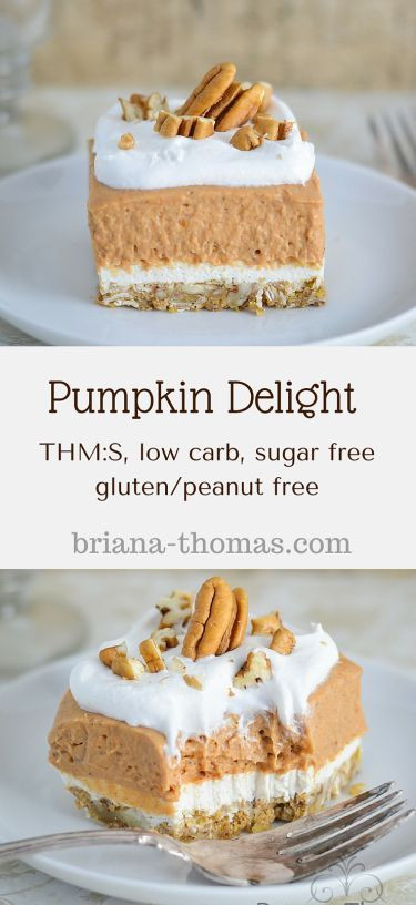 Low Carb Pumpkin Recipes
 Pumpkin Delight Recipe