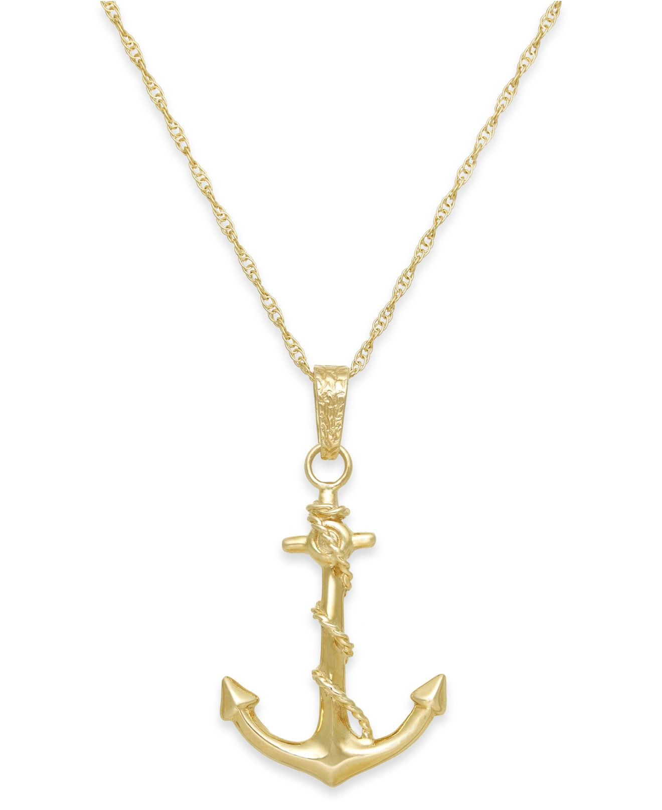Macy's Sterling Silver Earrings
 55 Anchor Chain Necklace Herms Anchor Chain Necklace