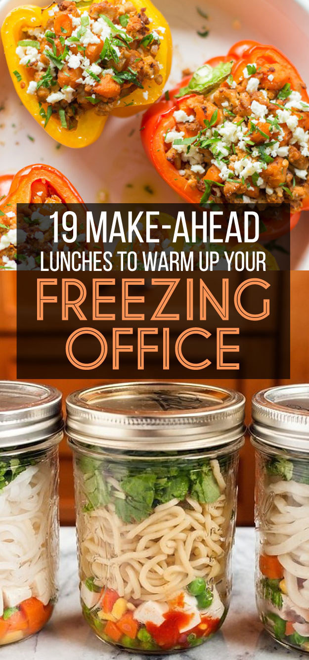 Make Ahead Healthy Lunches
 19 Easy Hot Lunch Ideas That Will Warm Up Your Freezing fice
