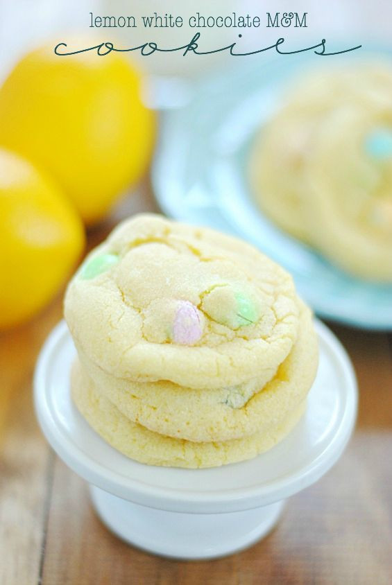 M&amp;M Sugar Cookies
 Lemon White Chocolate M&M Cookies Recipe