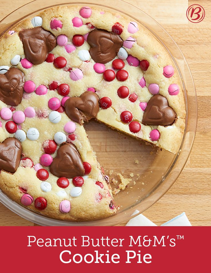 M&amp;M Sugar Cookies
 Peanut Butter M&M’s™ Cookie Pie Recipe in 2019