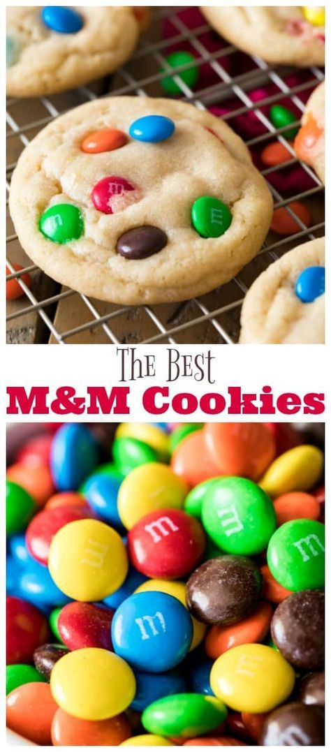 M&amp;M Sugar Cookies
 This is it The BEST M&M Cookie Recipe So good and so