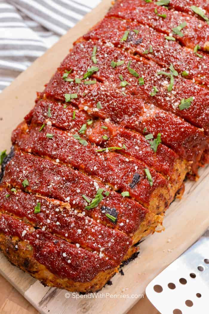 Meatloaf Recipes Turkey
 Easy Turkey Meatloaf Moist Spend with Pennies
