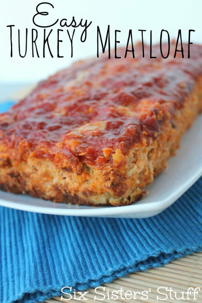 Meatloaf Recipes Turkey
 Easy Turkey Meatloaf Recipe