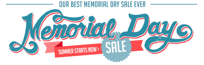 Memorial Day Sale Design
 Overstock Memorial Day Sale is Here off Coupon