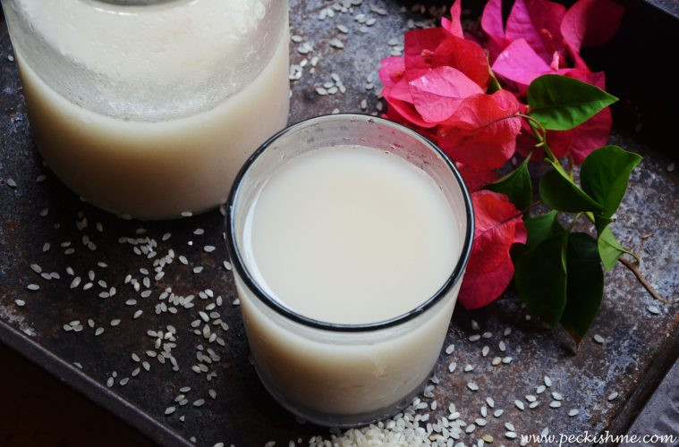 Mexican Rice Milk
 Horchata A refreshing Mexican Rice Milk