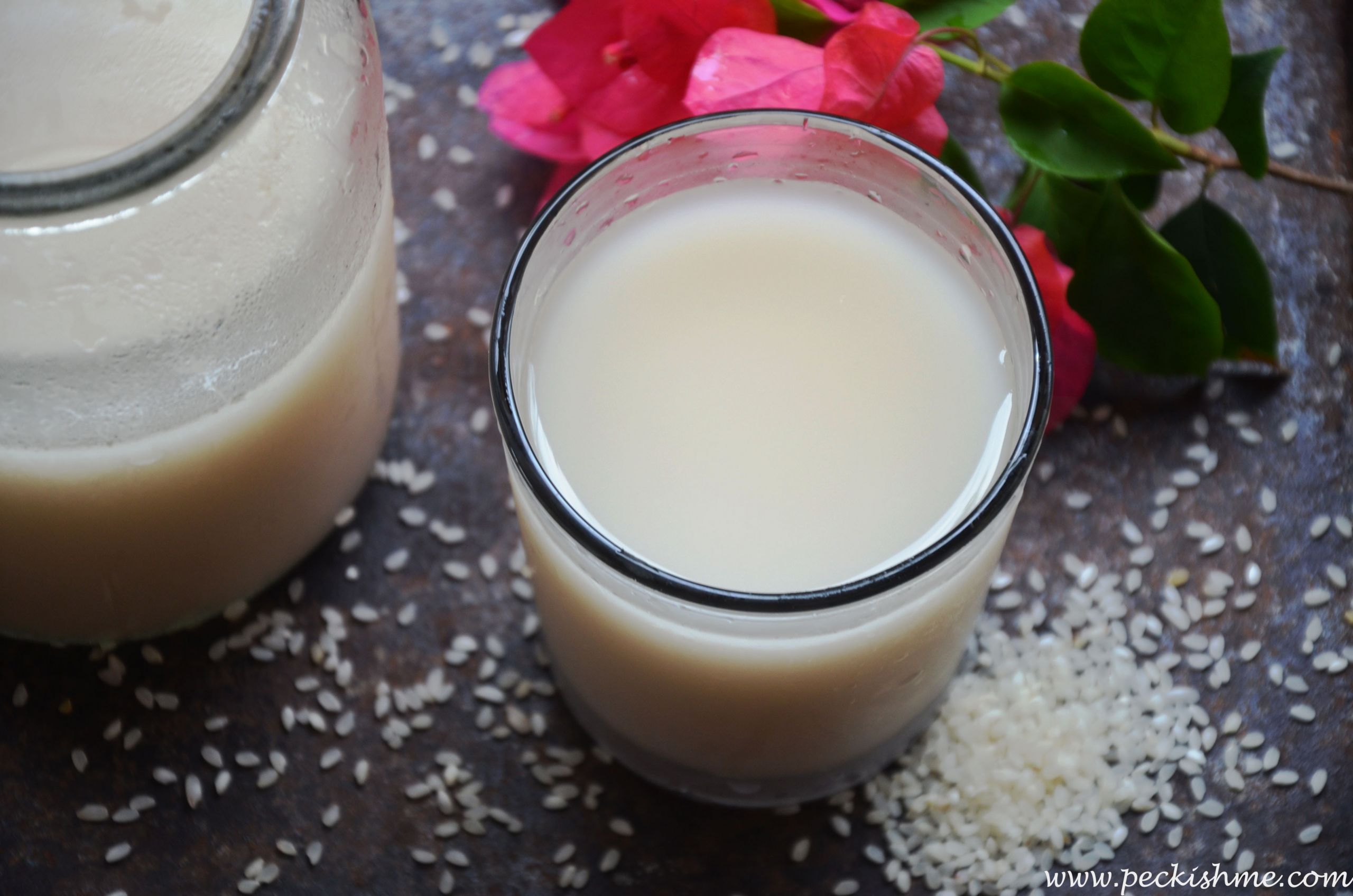 Mexican Rice Milk
 Horchata A refreshing Mexican Rice Milk