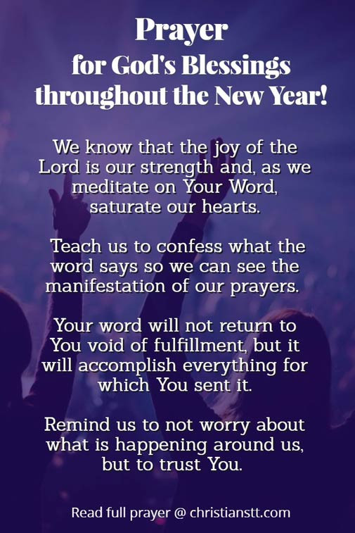 New Year Prayer Quotes
 Prayer For Blessings And Guidance Throughout The New Year